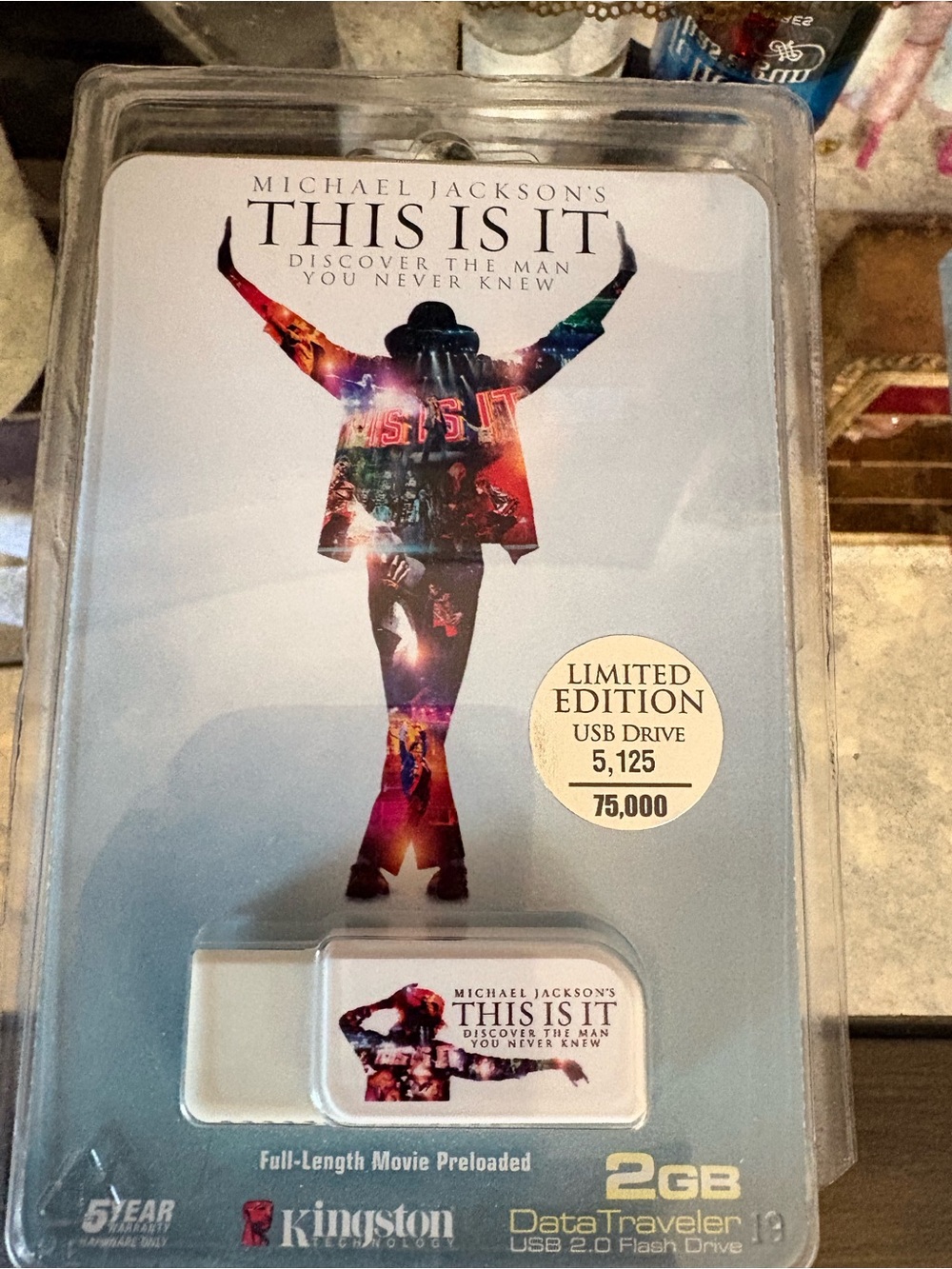 Kingston This Is It Limited Edition 2GB White USB Flash Drive